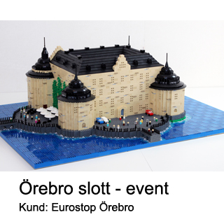 Eurostop Örebro låter Bremlerbrick bygga legoslott av Örebro slott Eurostop Örebro låter Bremlerbrick bygga legoslott av Örebro slott