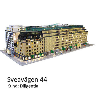 Arkitekturmodellen av LEGO - Arkitekturmodeller på uppdrag av Skandia Fastigheter Arkitekturmodellen av LEGO - Arkitekturmodeller på uppdrag av Skandia Fastigheter
